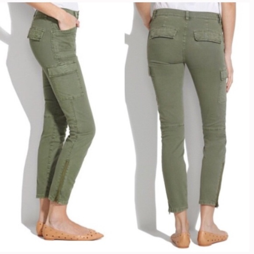 Madewell olive cargo pants